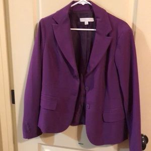 Purple blazer